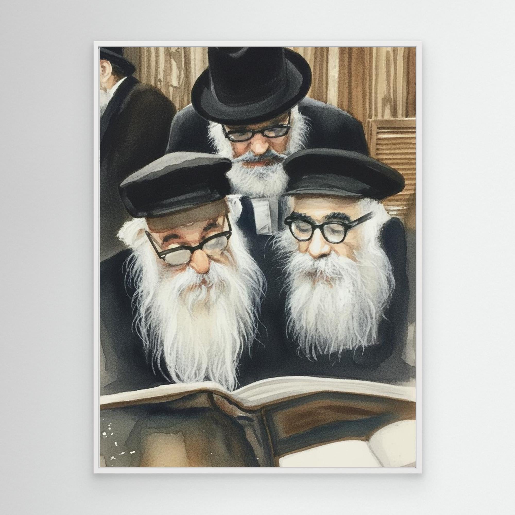 Chassidim Learning 