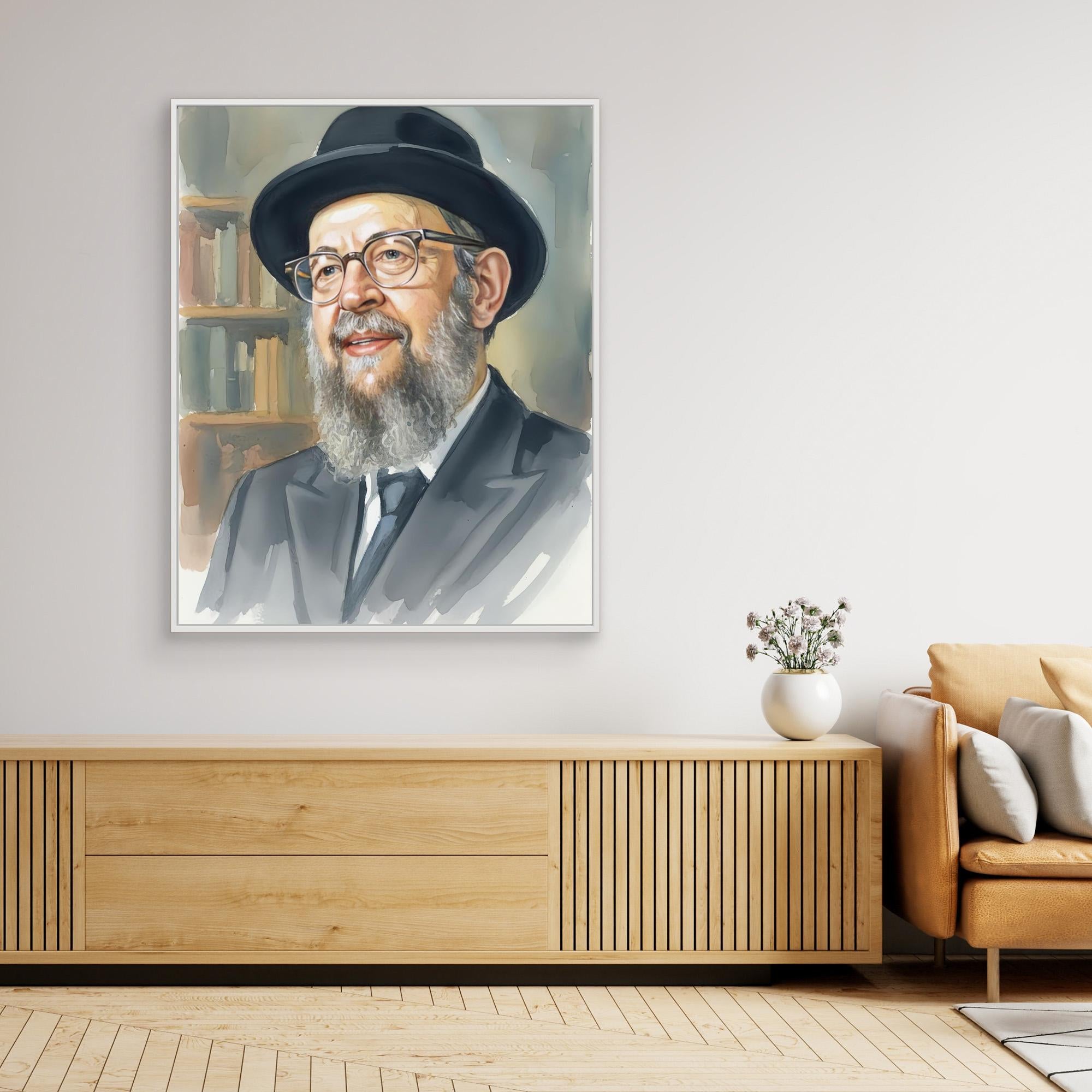 Rabbi Avigdor Miller - Watercolor