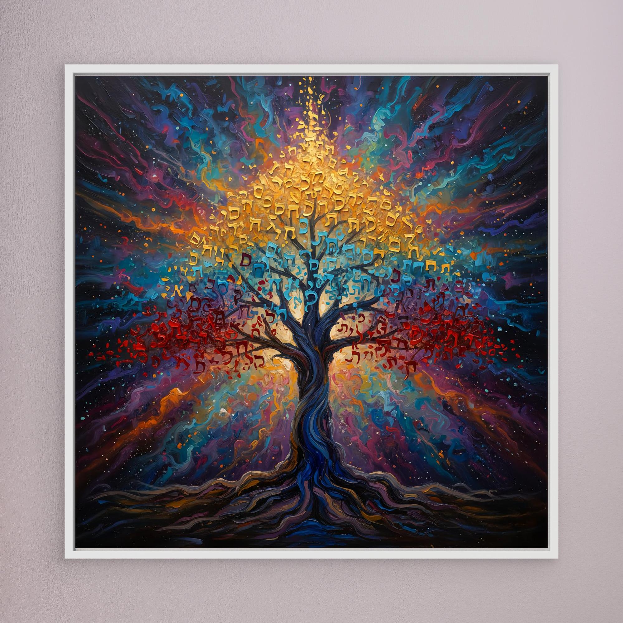 The Tree of Living Letters (Jewish Ai Art)