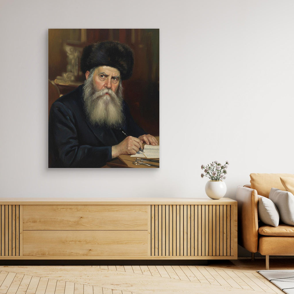 The Frierdiker Rebbe at his Desk