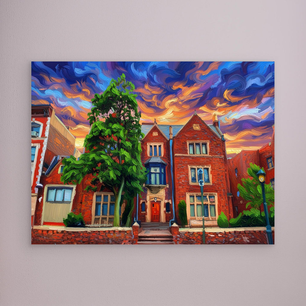 The Heart of Chabad - 770 (Jewish Ai Art)