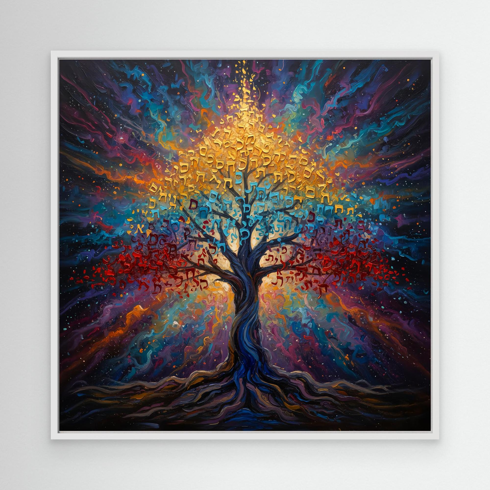 The Tree of Living Letters (Jewish Ai Art)