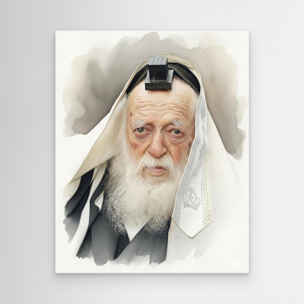 Rabbi Chaim Kanievsky - Watercolor