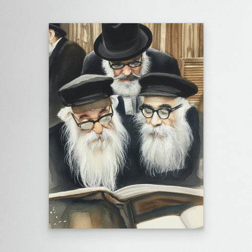 Chassidim Learning 