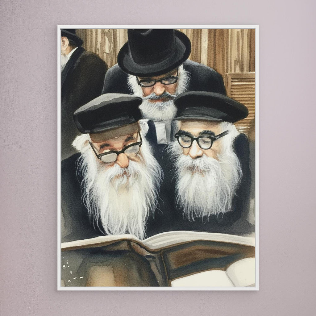 Chassidim Learning 