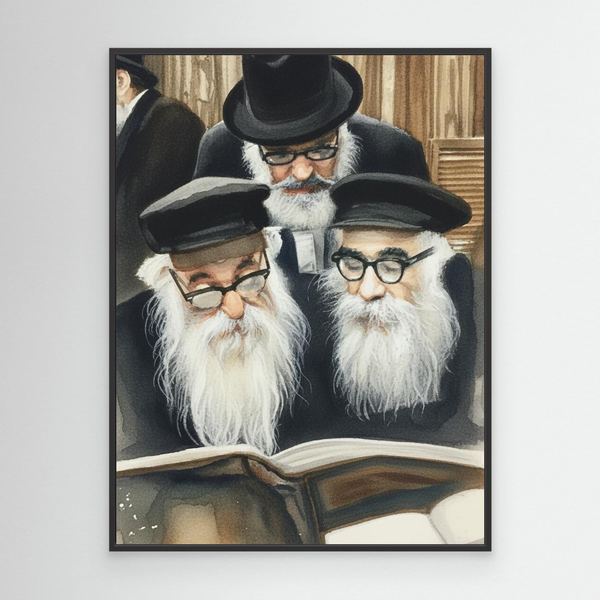 Chassidim Learning 