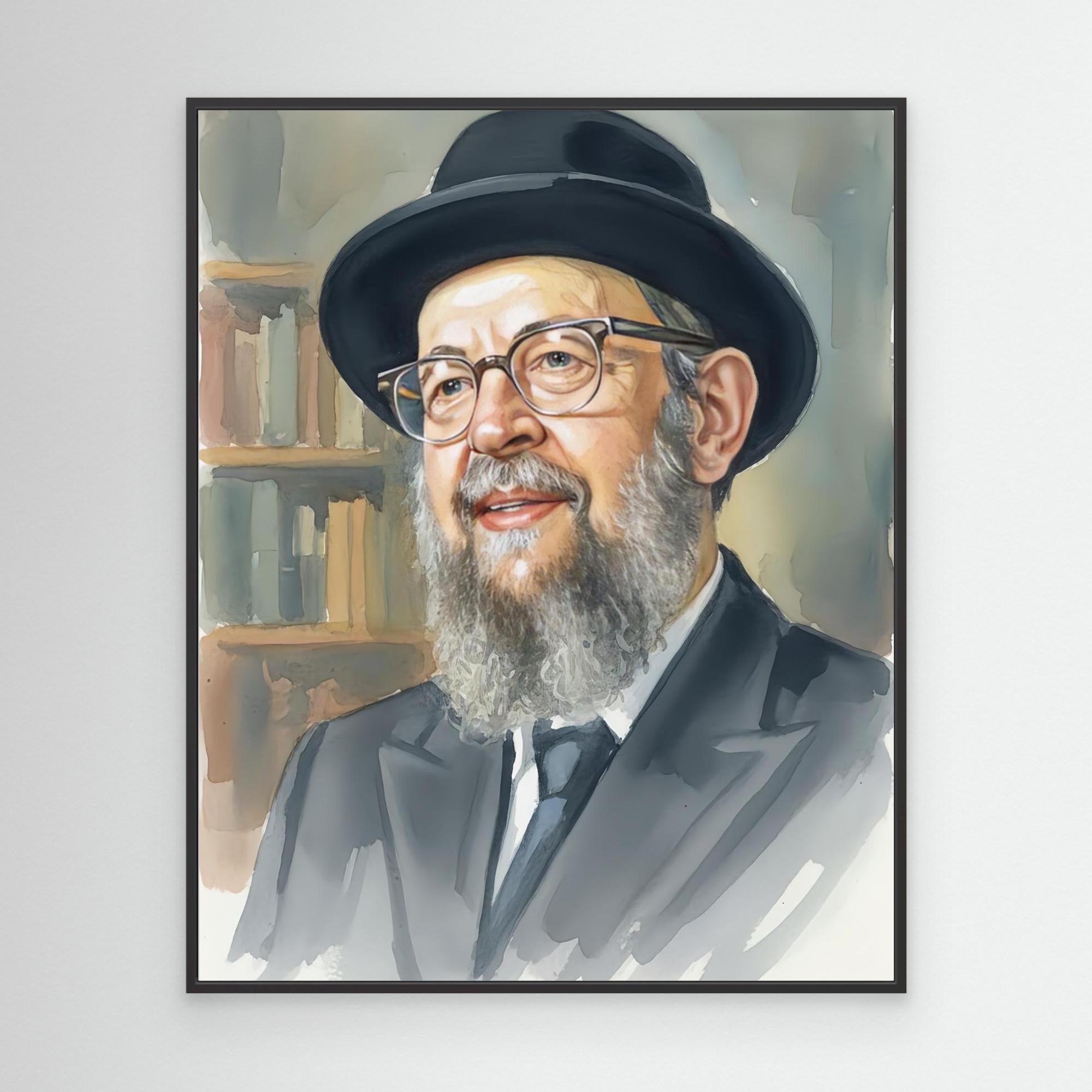 Rabbi Avigdor Miller - Watercolor