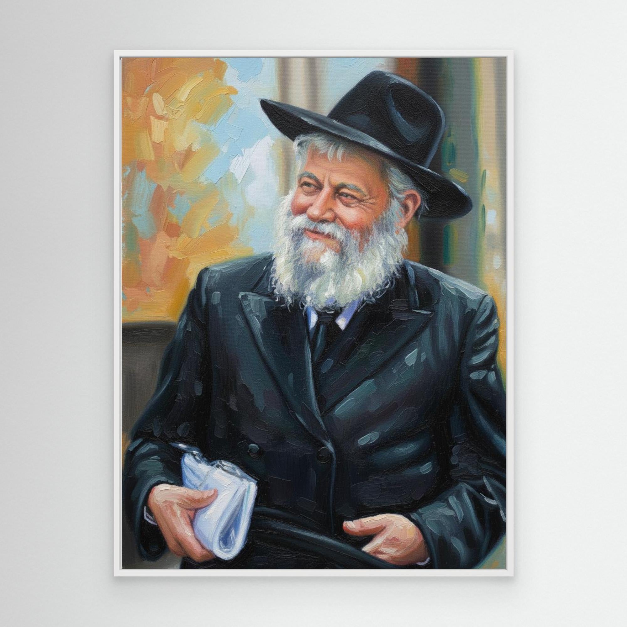 R' Gershon Mendel Garelik - Oil Painting