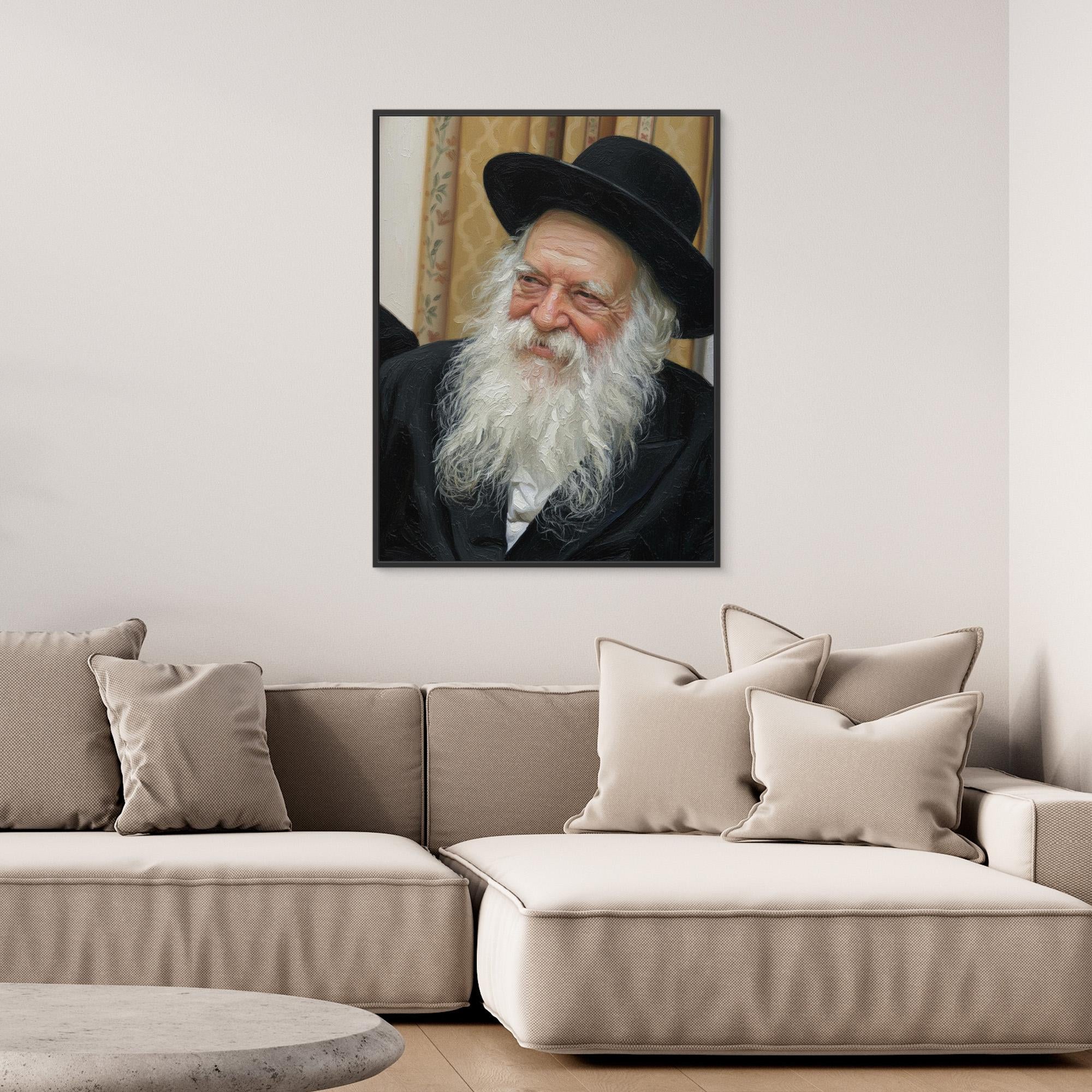 Rabbi Chaim Kanievsky - Oil Portrait