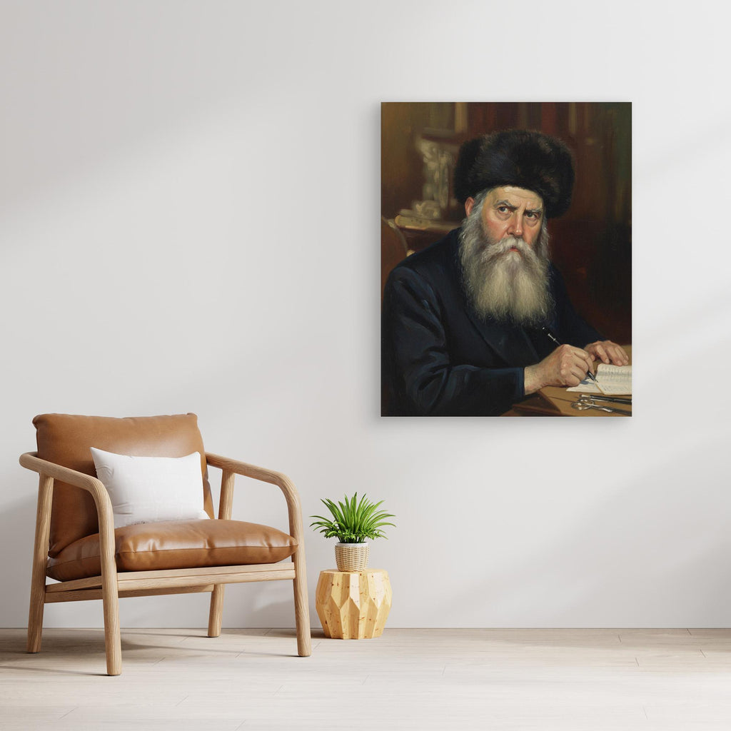 The Frierdiker Rebbe at his Desk