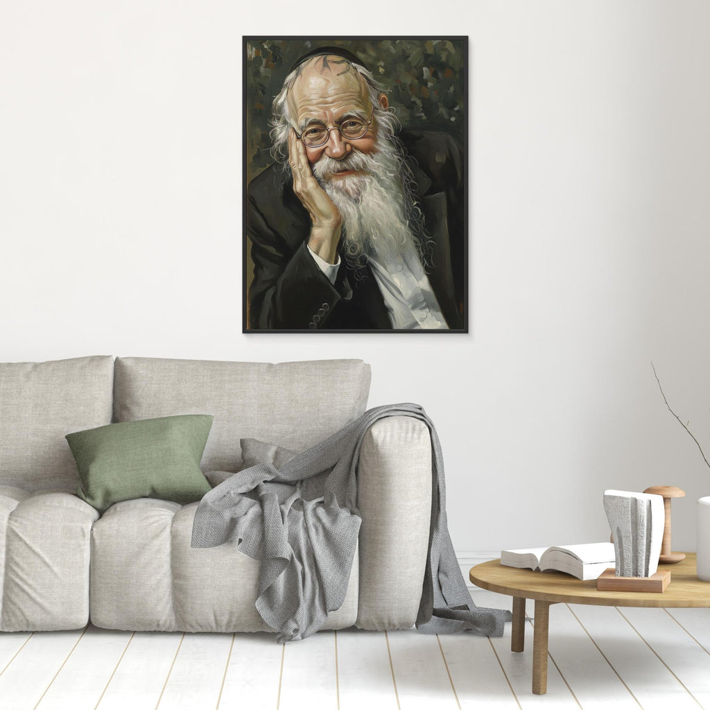  Rabbi Adin Even-Israel Steinsaltz - Oil Painting