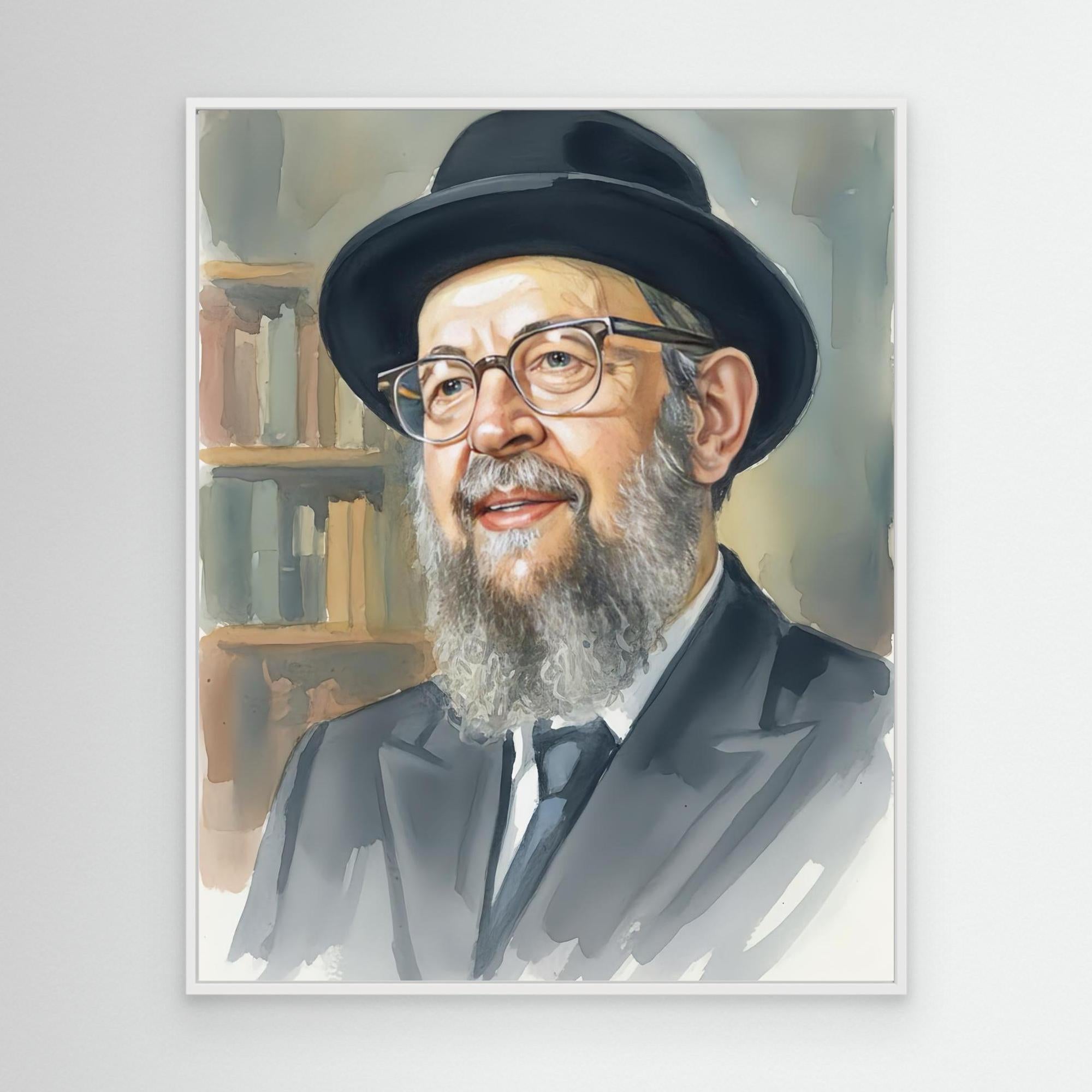 Rabbi Avigdor Miller - Watercolor