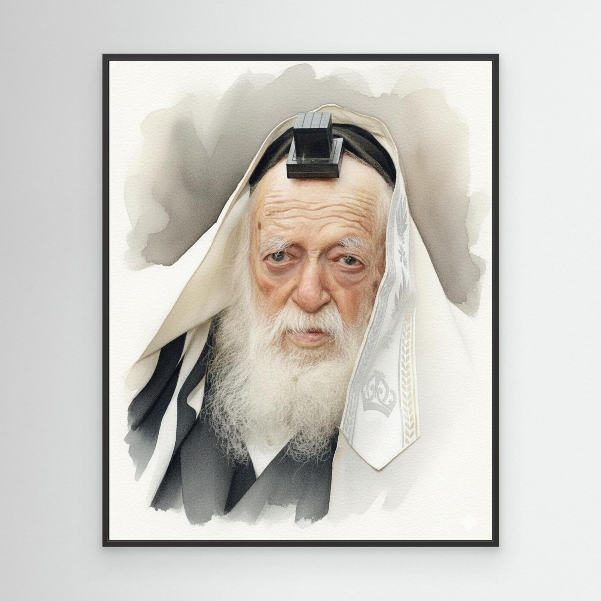 Rabbi Chaim Kanievsky - Watercolor