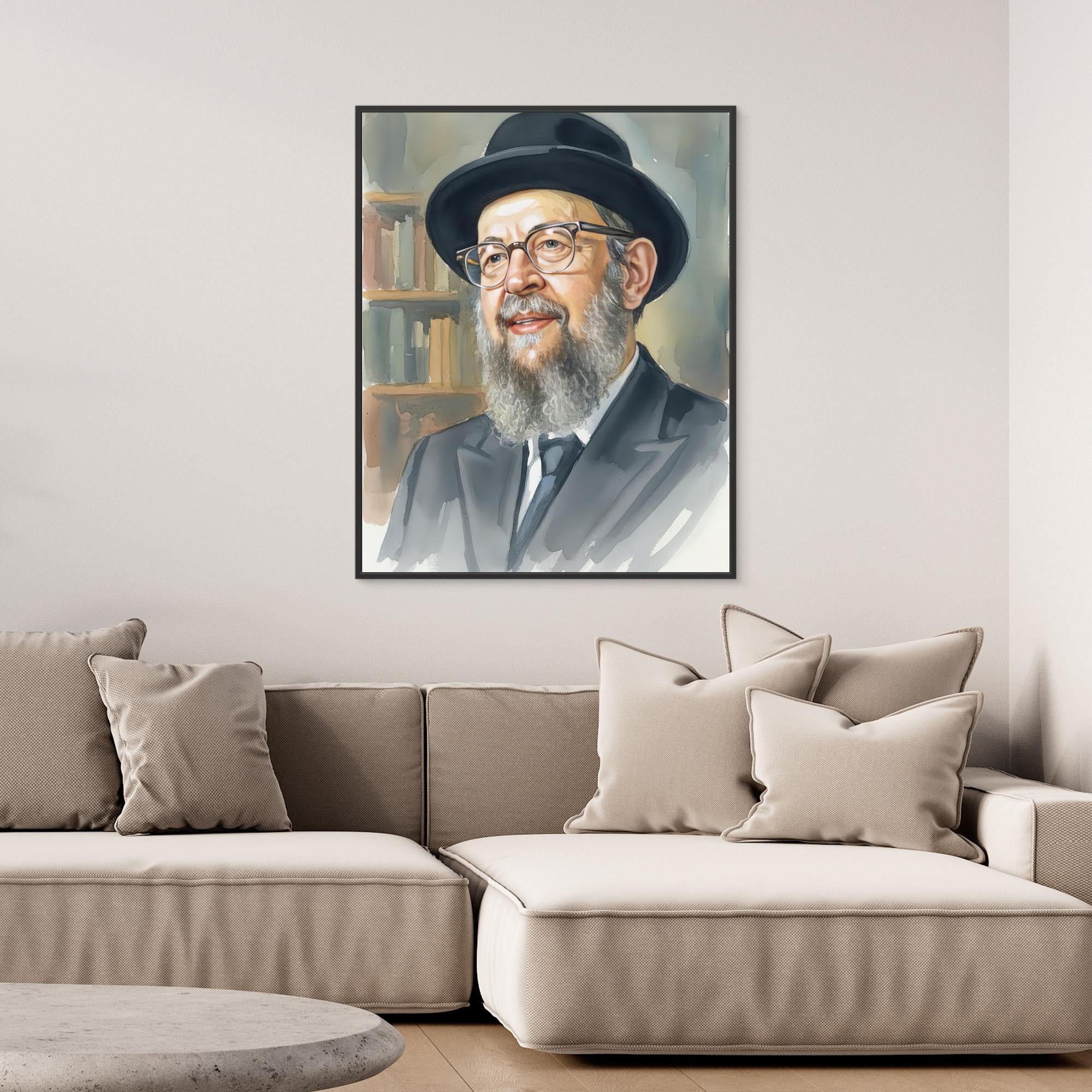 Rabbi Avigdor Miller - Watercolor