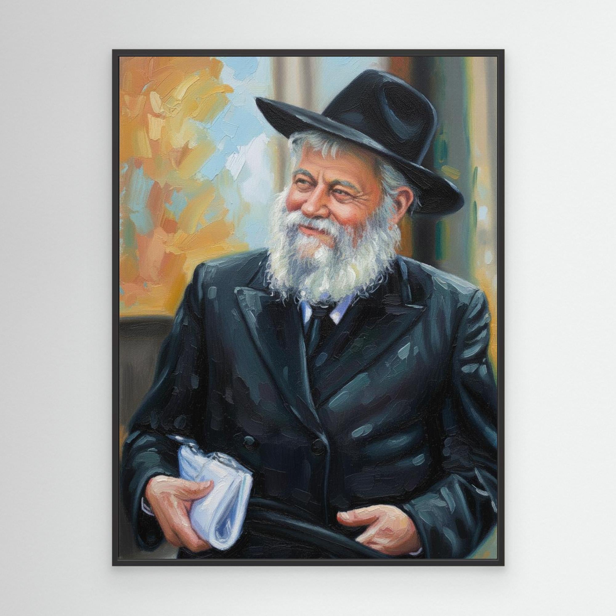 R' Gershon Mendel Garelik - Oil Painting