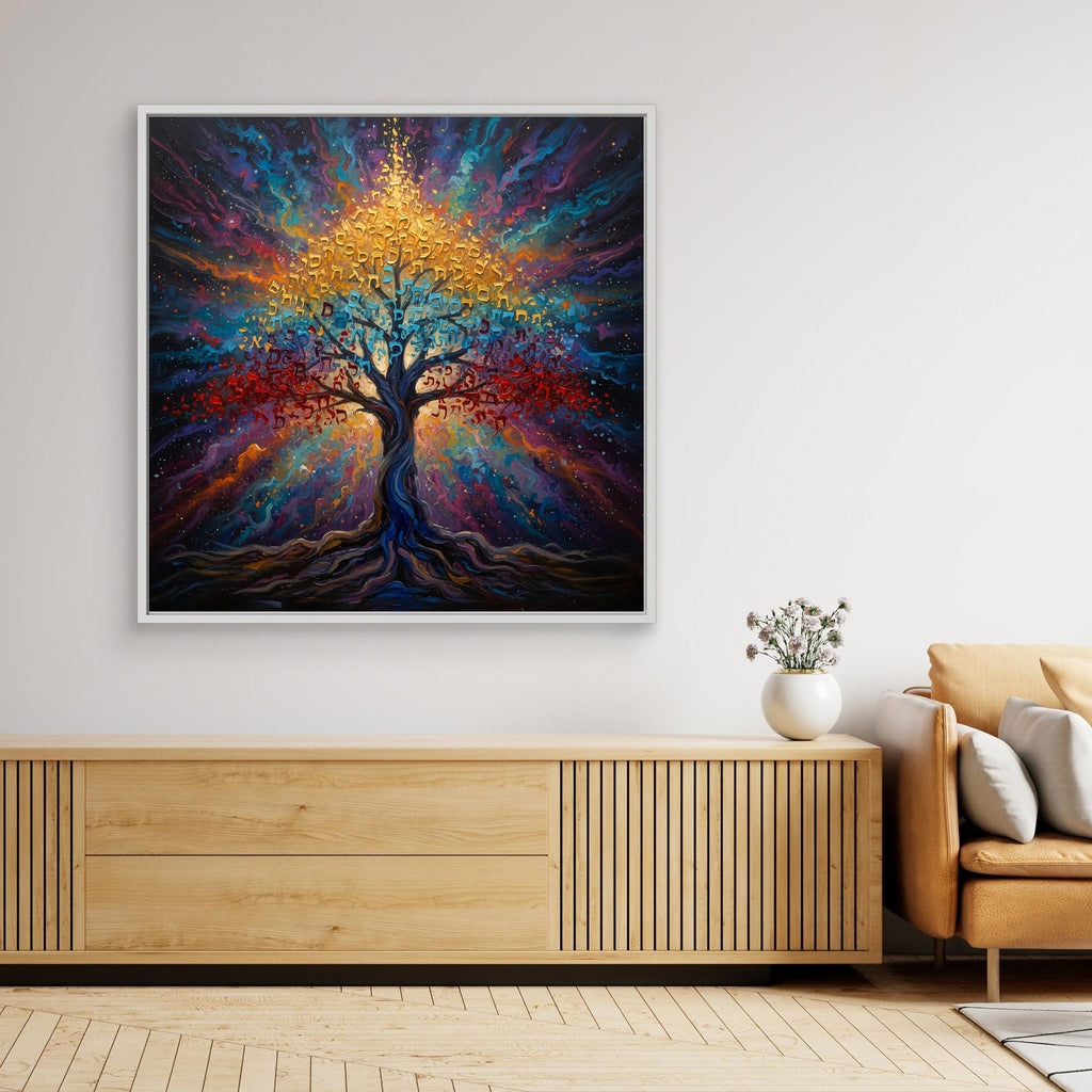 The Tree of Living Letters (Jewish Ai Art)