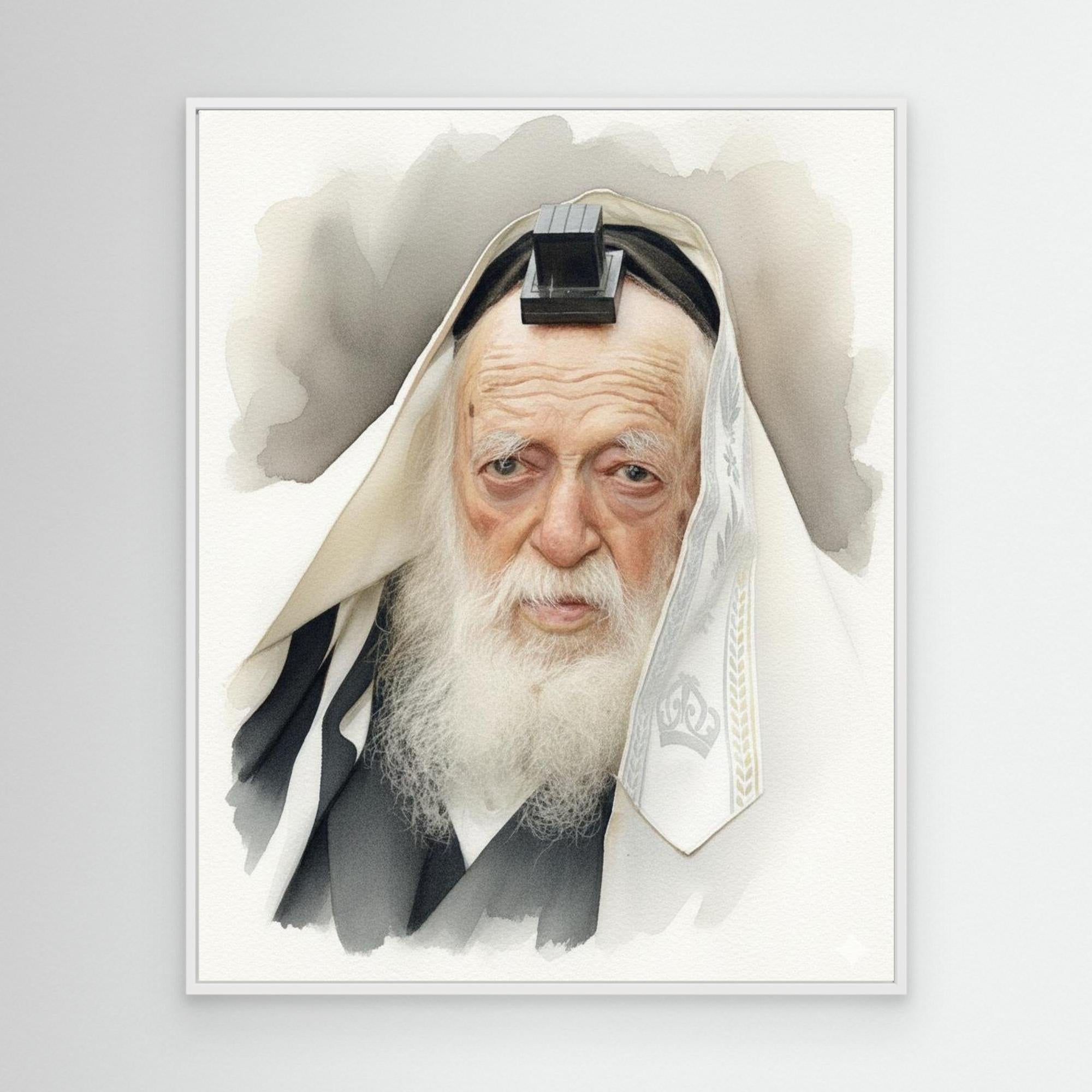 Rabbi Chaim Kanievsky - Watercolor